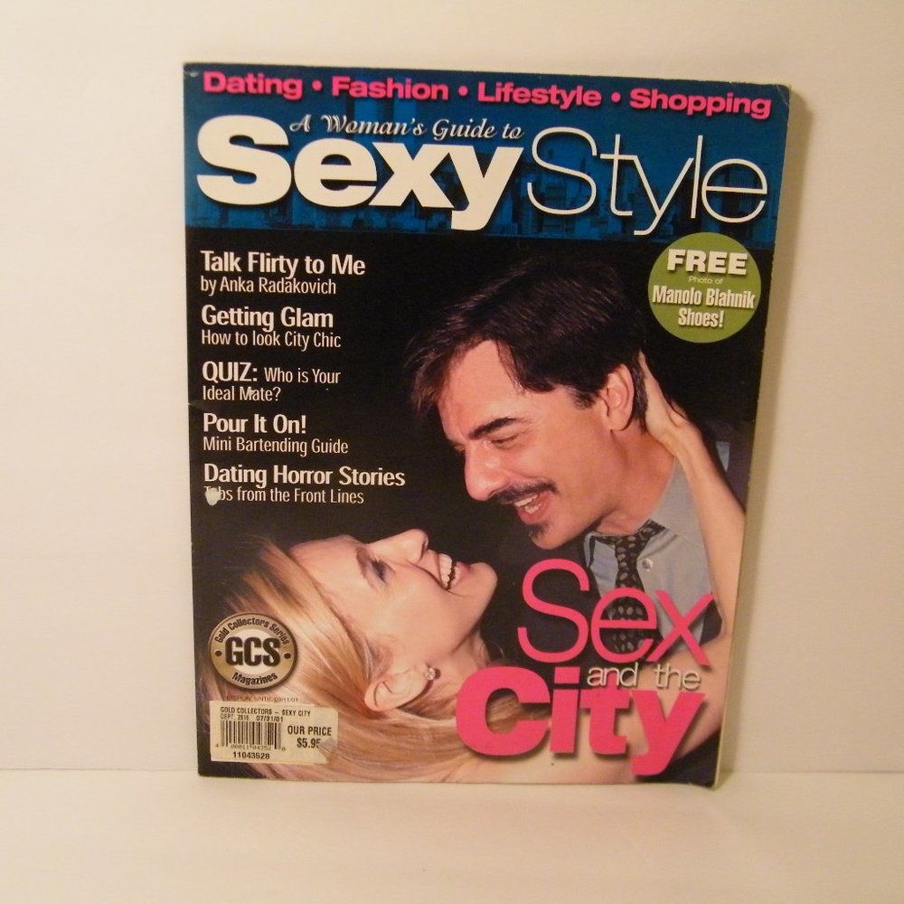 Sex and the City in Sexy Style Magazine Sarah Jessica Parker and Chris Noth